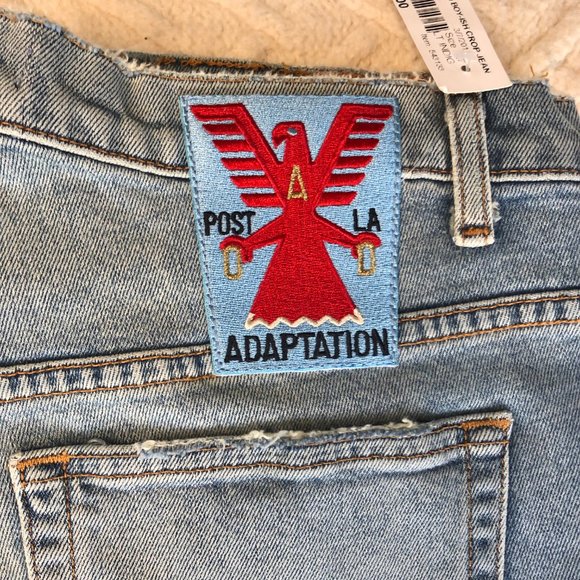 NWT Post LA ADAPTATION Boyish Crop Jeans Size 27 $495 Distressed Blue Denim - Picture 10 of 10